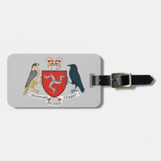 Etiqueta Para Maletas emblema de la isla del hombre