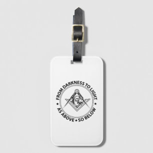 Etiqueta Para Maletas Emblema de masonería