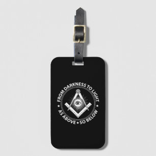 Etiqueta Para Maletas Emblema de masonería