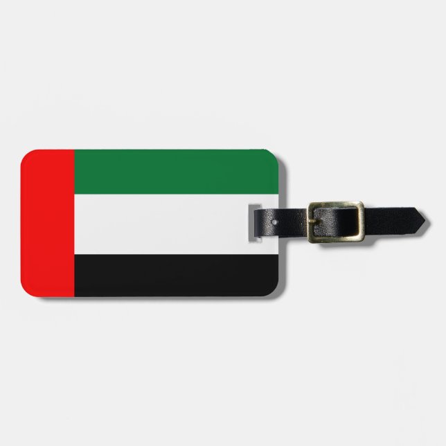 Etiqueta Para Maletas Emiratos Árabes Unidos (Frente Horizontal)