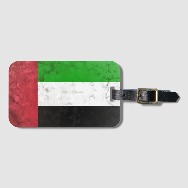 Etiqueta Para Maletas Emiratos Árabes Unidos (Anverso horizontal)