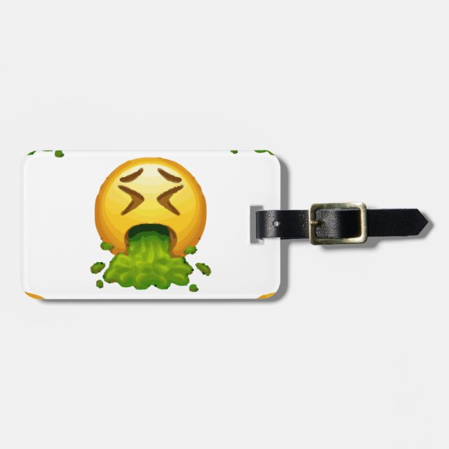 Etiqueta Para Maletas emoji (Frente Horizontal)