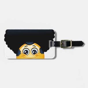 Etiqueta Para Maletas emoji afro