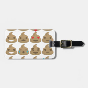 Etiqueta Para Maletas emojis de poop