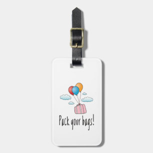 Etiqueta Para Maletas Empaqueta tus maletas y vamos de vacaciones