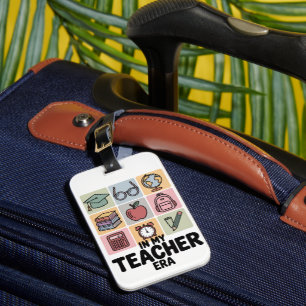 Etiqueta Para Maletas En Mi Era de Maestra Vida de Maestra de Jardín de 