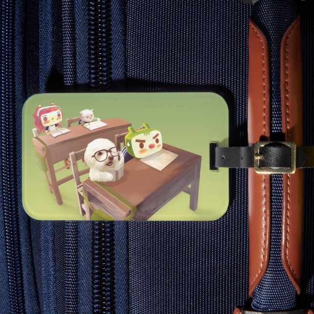 Etiqueta Para Maletas Ensayo duro (Anverso In Situ 4)