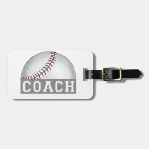 Etiqueta Para Maletas Entrenador de béisbol