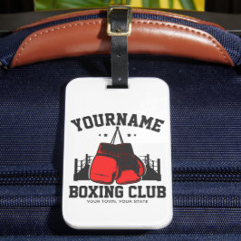 Etiqueta Para Maletas Entrenamiento del anillo de boxeo Pro Boxer ADD NA