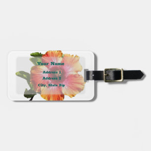 Etiqueta Para Maletas Equipaje de flor HAMbyWG Hibiscus o