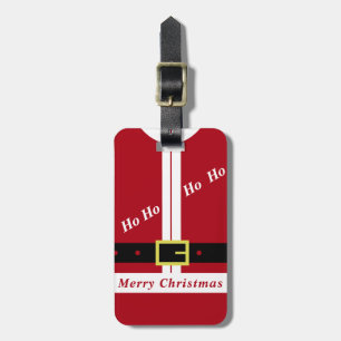 Etiqueta Para Maletas Equipaje de Santa Claus
