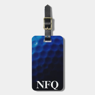 Etiqueta Para Maletas Equipaje de viaje de pelota de golf azul Monogram