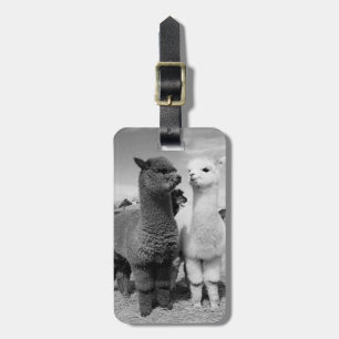 ETIQUETA PARA MALETAS EQUIPAJE DEL AMANECER DE ALPACA LOVER/D.I.ETIQUETA