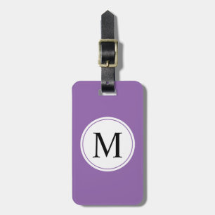 ETIQUETA PARA MALETAS EQUIPAJE ELEGANTE TAG_WHITE/BLACK/LAVENDAR