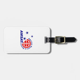 Etiqueta Para Maletas Equipaje vertical del logotipo de AMSAT