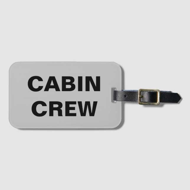 Etiqueta Para Maletas Equipo de cabina (Anverso horizontal)