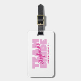 Etiqueta Para Maletas Equipo de la Novia Damas de Honor Despedida de Sol