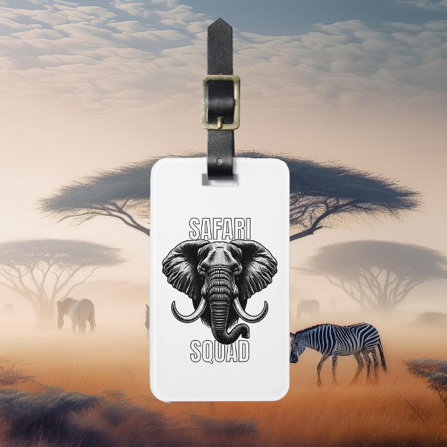 Etiqueta Para Maletas Equipo de viaje para Elefantes Africanos Escuadron (Subido por el creador)