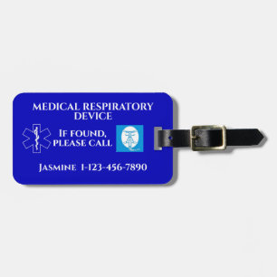 Etiqueta Para Maletas Equipo respiratorio médico CPAP de carga continua