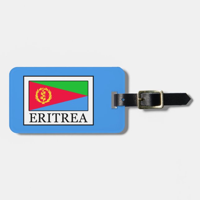 Etiqueta Para Maletas Eritrea (Frente Horizontal)