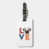Es gracioso que me guste Pug, corazón a mi perro a