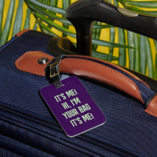 Etiqueta Para Maletas Es Mi Hi Soy Tu Bolsa