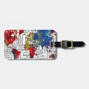 Etiqueta Para Maletas Es mi mundo