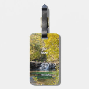 Etiqueta Para Maletas Es una cascada de dogwood