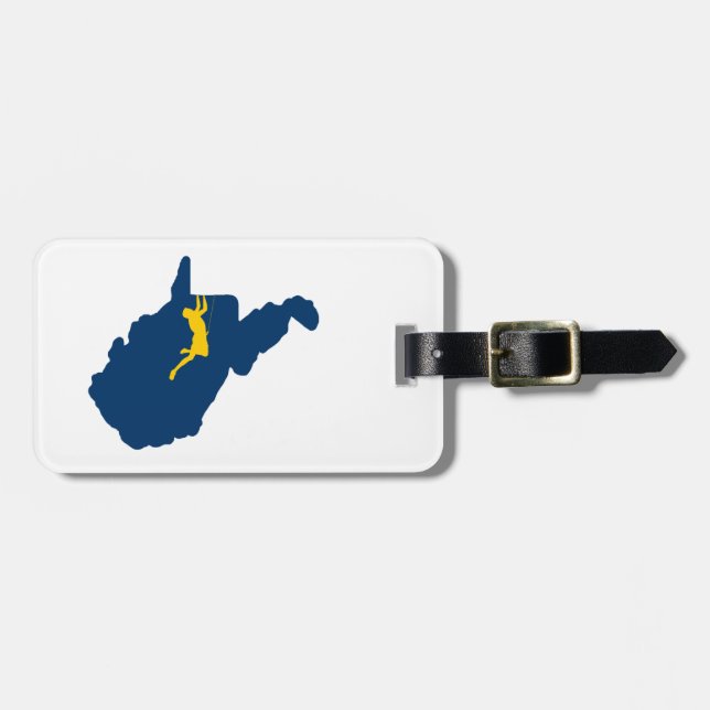 Etiqueta Para Maletas Escalada de Virginia Occidental (Frente Horizontal)