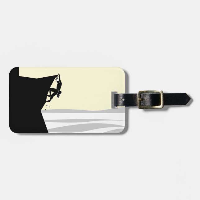 Etiqueta Para Maletas Escalador rocoso 1 (Frente Horizontal)