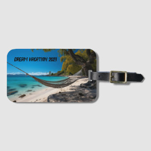 Etiqueta Para Maletas Escape al paraíso