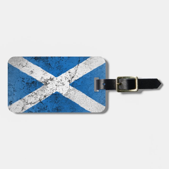 Etiqueta Para Maletas Escocia (Frente Horizontal)
