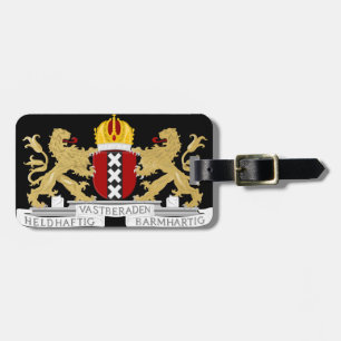 Etiqueta Para Maletas Escudo de Amsterdam