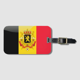 Etiqueta Para Maletas Escudo de armas belga