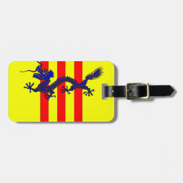 Etiqueta Para Maletas Escudo de armas de Vietnam del Sur (1954-1955)