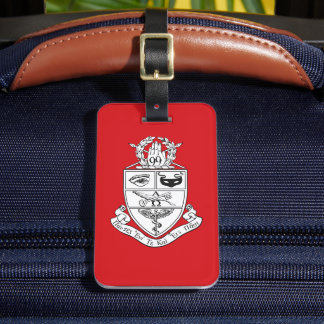 Etiqueta Para Maletas Escudo de Kappa Psi