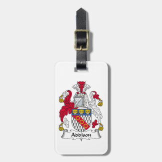 Etiqueta Para Maletas Escudo de la familia de Addison