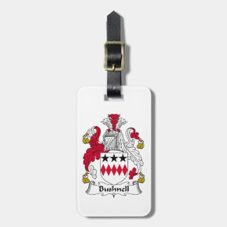 Etiqueta Para Maletas Escudo de la familia de Bushnell
