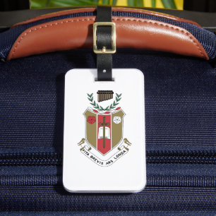 Etiqueta Para Maletas Escudo de la Fraternidad Musical Sigma Alpha Iota