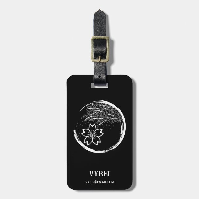 Etiqueta Para Maletas Escudo de primavera (Frente Vertical)