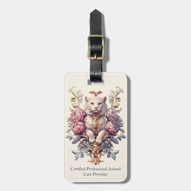 Etiqueta Para Maletas Escudo elandés (Frente Vertical)