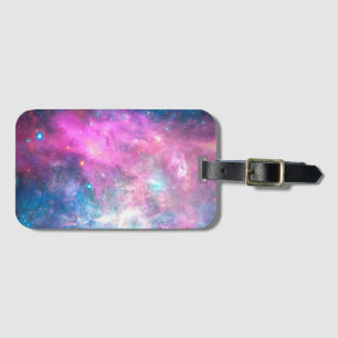Etiqueta Para Maletas Espacio exterior celestial de la galaxia de Nebual
