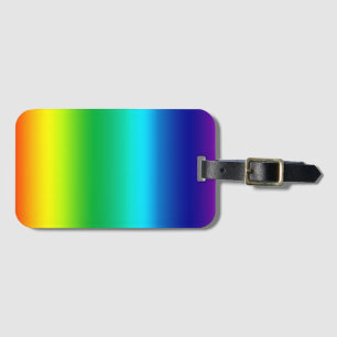 Etiqueta Para Maletas Espectro de color brillante arcoiris