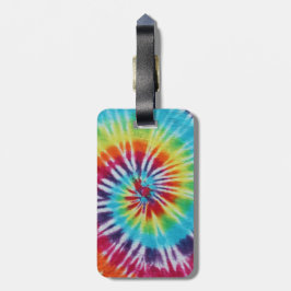 Etiqueta Para Maletas Espiral arcoiris