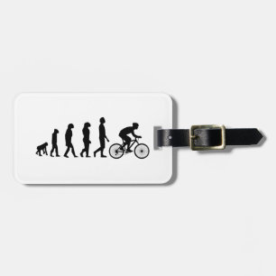 Etiqueta Para Maletas Esquema de evolución humana en el ciclismo moderno