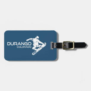 Etiqueta Para Maletas Esquiador de Durango Colorado