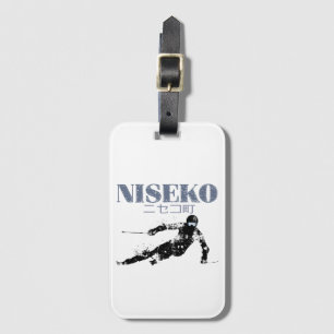 Etiqueta Para Maletas Esquiador, NISEKO Ski