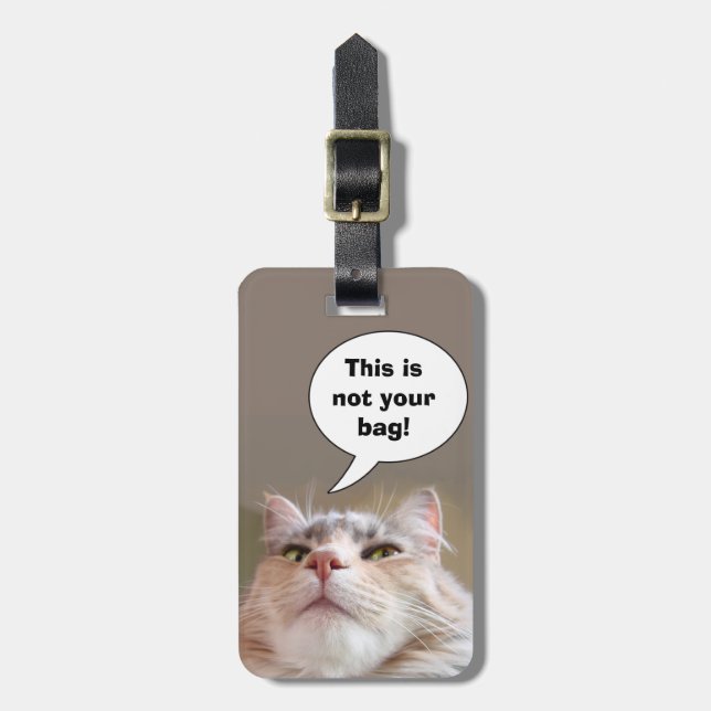 Etiqueta Para Maletas Esta no es tu bolsa (Frente Vertical)