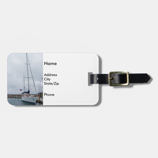 Etiqueta Para Maletas Estacionado (Frente Horizontal)