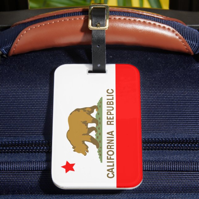 Etiqueta Para Maletas Estado de California (Anverso In situ 2)